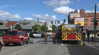 Woman dies after crash with tanker truck
