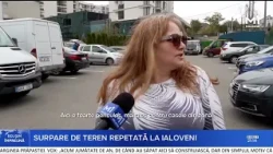 Road section in Ialoveni collapses again near a construction site