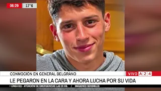 🚨 CONMOCIÓN EN GRAL. BELGRANO: LE PEGARON A UN JOVEN Y AHORA LUCHA POR SU VIDA