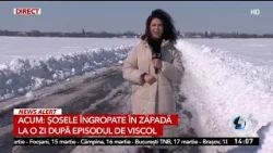 Șosele îngropate în zăpadă la o zi după episodul de viscol