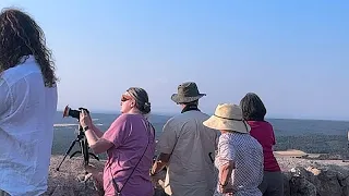 Η ηλιακή έκλειψη της 12ης Αυγούστου έφερε χιλιάδες τουρίστες στο φρούριο Γόρμαθ στη Σοριά