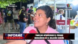 Families Enjoy the Morazánico Holiday at the Malecón Ceibeño