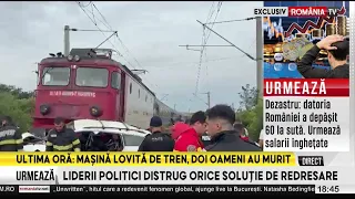 Serious train accident in Iași. Two people died.