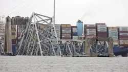 Recuperan la caja negra del carguero que derribó el puente de Baltimore y dejó seis desaparecidos