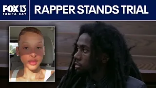Florida rapper stands trial in murder of pregnant girlfriend