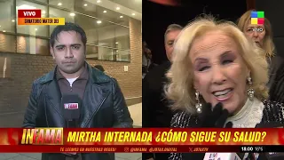 🔴 LA SALUD DE MIRTHA: AMBAR DE BENEDICTIS FUE A LA CLÍNICA