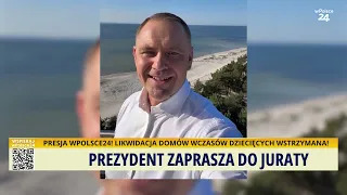 Prezydent Karol Nawrocki zaprasza do Juraty. Budzimy się wPolsce24