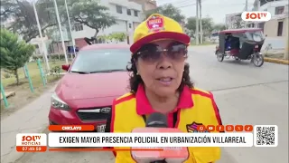 Chiclayo: Greater police presence demanded in Villarreal neighborhood