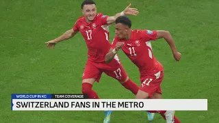 Switzerland fans arrive in Kansas City ahead of Argentina-Switzerland match