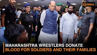 Defence Minister Rajnath Singh Inaugurates Blood Donation Camp for Soldiers in Delhi