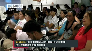 Matagalpa community leaders receive training on violence prevention