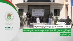 أمن  - مكافحة الاتجار غير المشروع بالمخدرات | ضبط أزيد من 55 كغ من الكيف المعالج قادمة من المغرب