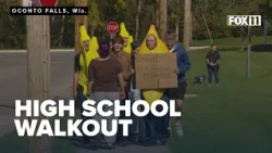 Students walk out to protest prank punishment, sexual misconduct lawsuit