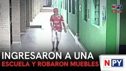 Ingresaron a una escuela y robaron muebles Ingresaron a una escuela y robaron muebles