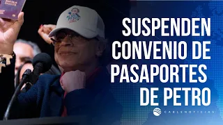 Petro administration passport issuance agreement suspended