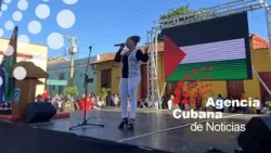 Acto de solidaridad en Camagüey con el pueblo de Palestina