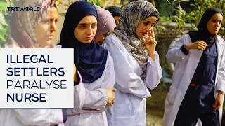 Palestinian nurse not able to use waist down after being shot in back by Israeli settlers