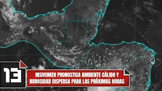 INSIVUMEH forecasts warm conditions and scattered cloudiness for the coming hours