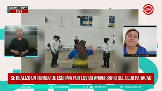 Fencing tournament held for Club Paracao's 80th anniversary