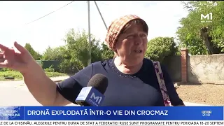 Aftermath of the explosion in Ștefan Vodă: Charred vines and fire-damaged grapes