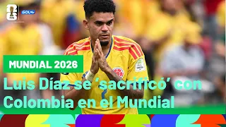 Luis Díaz sacrificed and ran for the Colombian National Team, even though he didn't score much in...