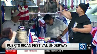 Sweltering heat not stopping 10th annual Puerto Rican festival in New Haven
