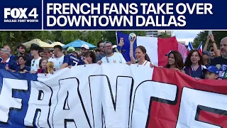 France, Spain fans gather in Dallas ahead of semifinal
