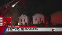 Во вторник в Дейтоне пожарные боролись с огнем.