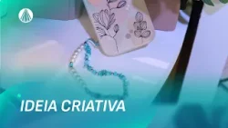 Salva celular com miçangas fácil, bonito e ideal para presentear | Faça Você Mesmo