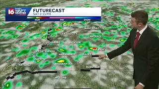 A few more showers and storms today