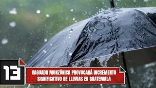 Monsoon trough to cause significant increase in rainfall in Guatemala