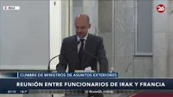 ? BLOQUE INTERNACIONAL | Reunión entre funcionarios de Irak y Francia