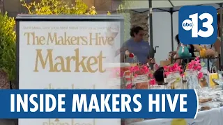 Meteorologist Linh Truong Visits Makers Hive Market