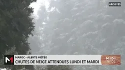 Alerte météo : chutes de neige jusqu'à 50 cm dans certaines provinces lundi et mardi