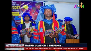 DIOCESE ON THE NIGER HOLDS MATRICULATION FOR GOZIE ANYACHEBELU POLYTECHNIC