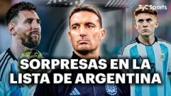 SELECCIÓN ARGENTINA: LA LISTA DE CONVOCADOS DE SCALONI PARA LOS AMISTOSOS FIFA ? MESSI, BARCO Y MÁS
