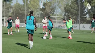 Entrenamiento del Real Madrid