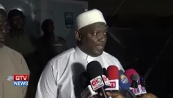 PRESIDENT BARROW INAUGURATES $700,000-PLUS WATER STORAGE TANK IN NEMA-SU.