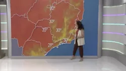 Previsão do tempo | Sudeste | Máximas elevadas em São Paulo; 35°C durante a tarde