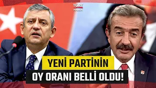 Soner Çetin Revealed Poll Results: Announced Vote Percentages for the New Party and CHP! - TGRT H...
