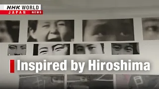Hiroshima inspires artist son of B-29 crew memberーNHK WORLD-JAPAN NEWS