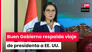 Good Governance Caucus to vote in favor of authorizing President Keiko Fujimori's trip to the U.S.