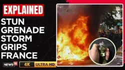 France Student Protests | 8-Year-Old Loses Hand After Police Stun Grenade Brutality | Macron | N18G