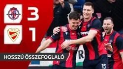 Fizz Liga: Nyíregyháza Spartacus FC – Diósgyőri VTK 3–1 | hosszú összefoglaló