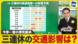 【交通情報】三連休は「予防的通行止め」の可能性も/今季一番の寒気襲来! 【交通情報】三連休は「予防的通行止め」の可能性も/今季一番の寒気襲来!