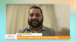 Cubos de LED chamam a atenção na orla de Praia Grande - 30/12/25