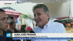 Juan José Frangie visita Tianguis de la colonia Santa Margarita