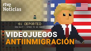Video games for hunting migrants and building walls on the White House website | RTVE