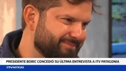 Presidente Boric concedió su última entrevista a ITV Patagonia antes de concluir su mandato