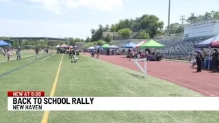 New Haven officials lead Back to School rally as start of year approaches